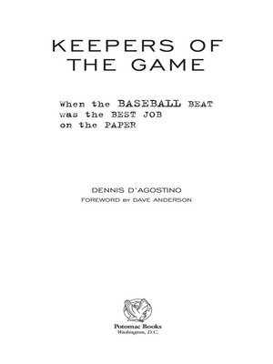 cover image of Keepers of the Game